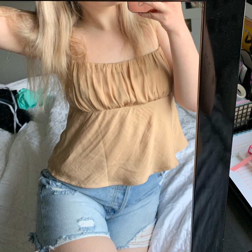 Princess Polly Beige “Amori” Top
